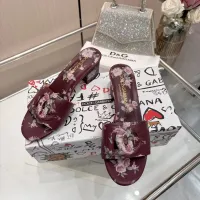 $88.00 USD Dolce & Gabbana D&G Slippers For Women #1453397