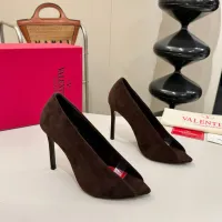 $112.00 USD Valentino High-Heeled Shoes For Women #1453785