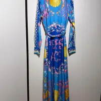 $98.00 USD Versace Dresses Long Sleeved For Women #1454442