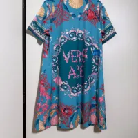 $92.00 USD Versace Dresses Short Sleeved For Women #1454443