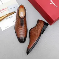 $92.00 USD Salvatore Ferragamo Leather Shoes For Men #1454973
