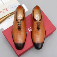 $92.00 USD Salvatore Ferragamo Leather Shoes For Men #1454974