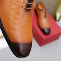 $92.00 USD Salvatore Ferragamo Leather Shoes For Men #1454974