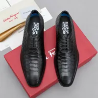 $92.00 USD Salvatore Ferragamo Leather Shoes For Men #1454975