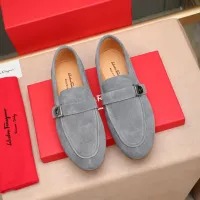 $92.00 USD Salvatore Ferragamo Leather Shoes For Men #1455655