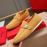 $92.00 USD Salvatore Ferragamo Leather Shoes For Men #1455656