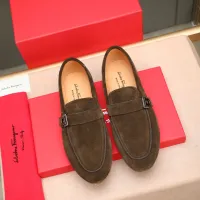 $92.00 USD Salvatore Ferragamo Leather Shoes For Men #1455657