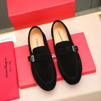 $92.00 USD Salvatore Ferragamo Leather Shoes For Men #1455659
