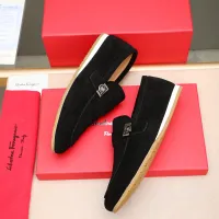 $92.00 USD Salvatore Ferragamo Leather Shoes For Men #1455659