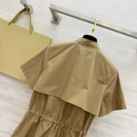 $135.00 USD Burberry Dresses Short Sleeved For Women #1458144