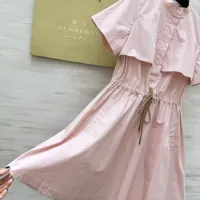 $135.00 USD Burberry Dresses Short Sleeved For Women #1458145