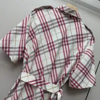 $140.00 USD Burberry Dresses Short Sleeved For Women #1458609