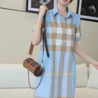 $85.00 USD Burberry Dresses Short Sleeved For Women #1458859