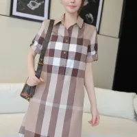 $85.00 USD Burberry Dresses Short Sleeved For Women #1458860