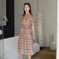 $85.00 USD Burberry Dresses Short Sleeved For Women #1458862