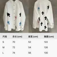 $76.00 USD Chrome Hearts Shirts Long Sleeved For Unisex #1459154