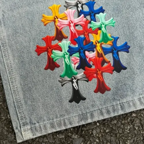 Replica Chrome Hearts Jeans For Unisex #1459304 $52.00 USD for Wholesale