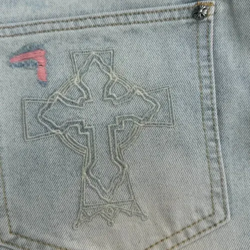Replica Chrome Hearts Jeans For Unisex #1459309 $56.00 USD for Wholesale