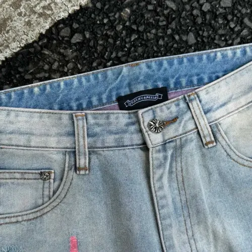 Replica Chrome Hearts Jeans For Men #1459317 $60.00 USD for Wholesale