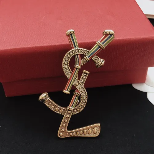 Replica Yves Saint Laurent Brooches For Women #1459478 $32.00 USD for Wholesale