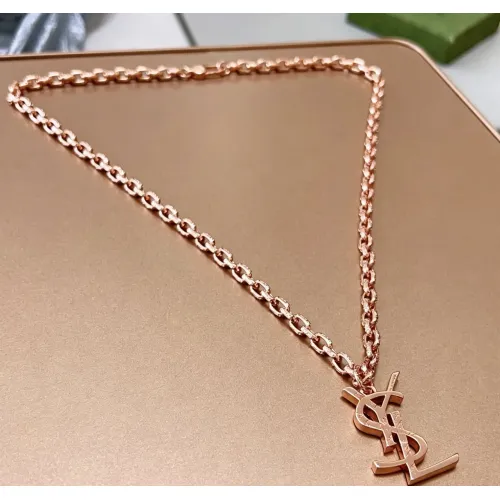 Replica Yves Saint Laurent YSL Necklaces #1459822 $52.00 USD for Wholesale