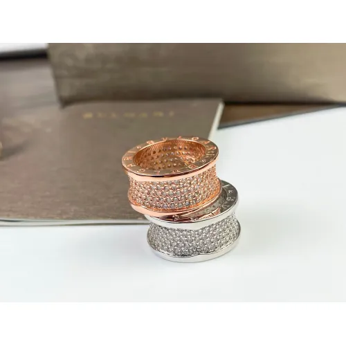 Replica Bvlgari Rings In Rose Gold #1460336 $25.00 USD for Wholesale