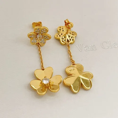 Replica Van Cleef & Arpels Earrings For Women #1460357 $38.00 USD for Wholesale