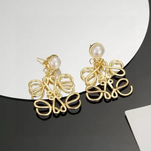 Replica LOEWE Earrings For Women #1460656 $25.00 USD for Wholesale