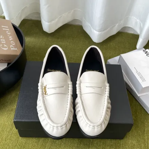 Yves Saint Laurent YSL Leather Shoes For Women #1461605