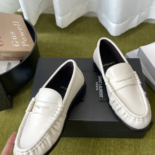 Replica Yves Saint Laurent YSL Leather Shoes For Women #1461605 $118.00 USD for Wholesale