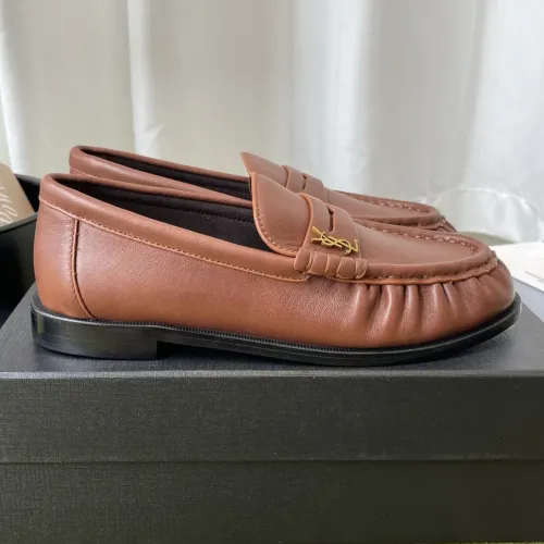 Replica Yves Saint Laurent YSL Leather Shoes For Men #1461608 $125.00 USD for Wholesale