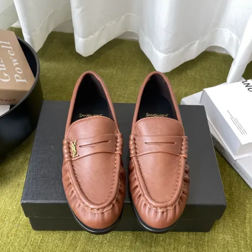 Yves Saint Laurent YSL Leather Shoes For Women #1461609