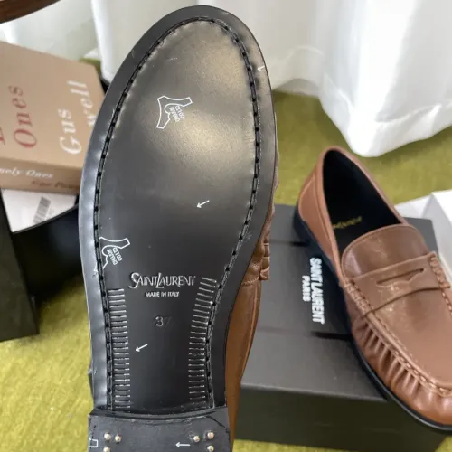 Replica Yves Saint Laurent YSL Leather Shoes For Women #1461611 $118.00 USD for Wholesale