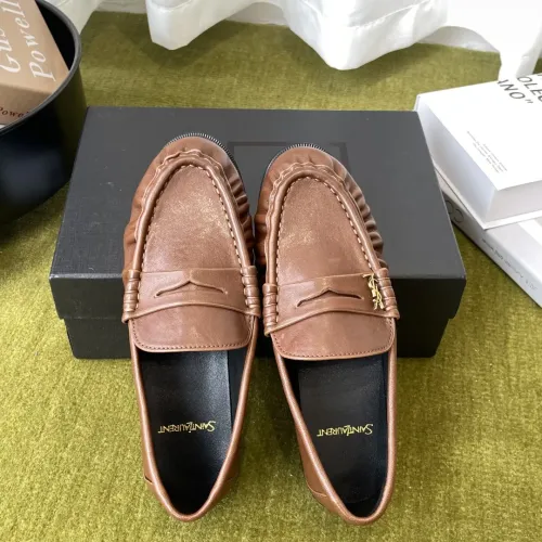 Replica Yves Saint Laurent YSL Leather Shoes For Women #1461611 $118.00 USD for Wholesale
