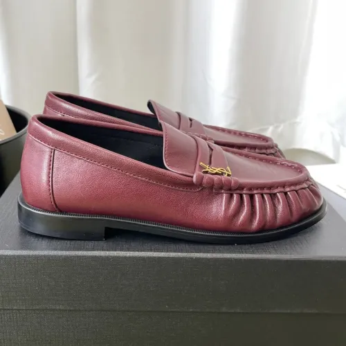 Replica Yves Saint Laurent YSL Leather Shoes For Women #1461614 $118.00 USD for Wholesale