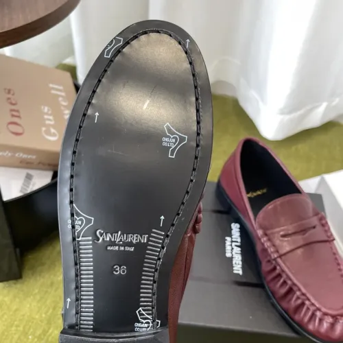 Replica Yves Saint Laurent YSL Leather Shoes For Women #1461614 $118.00 USD for Wholesale