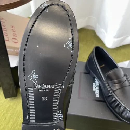 Replica Yves Saint Laurent YSL Leather Shoes For Men #1461618 $125.00 USD for Wholesale