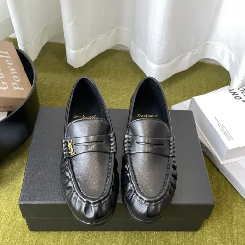 Yves Saint Laurent YSL Leather Shoes For Women #1461619