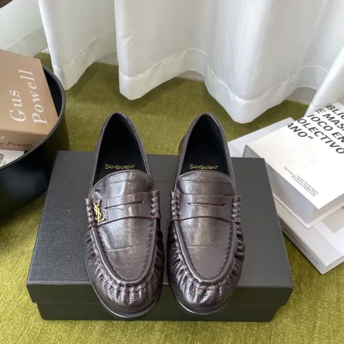 Yves Saint Laurent YSL Leather Shoes For Women #1461635