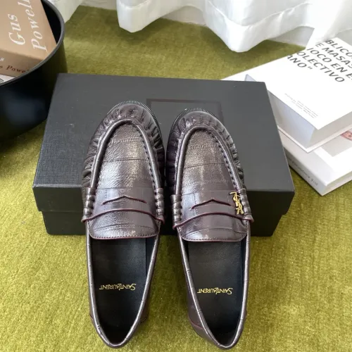 Replica Yves Saint Laurent YSL Leather Shoes For Women #1461635 $118.00 USD for Wholesale