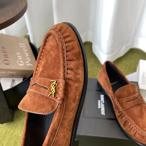 Replica Yves Saint Laurent YSL Leather Shoes For Men #1461650 $125.00 USD for Wholesale