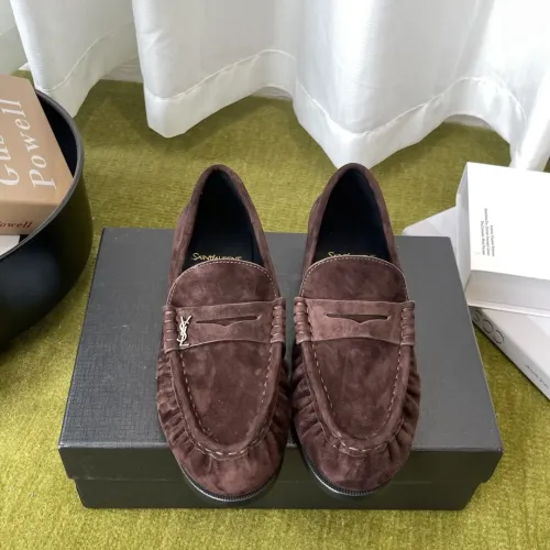 Yves Saint Laurent YSL Leather Shoes For Women #1461656