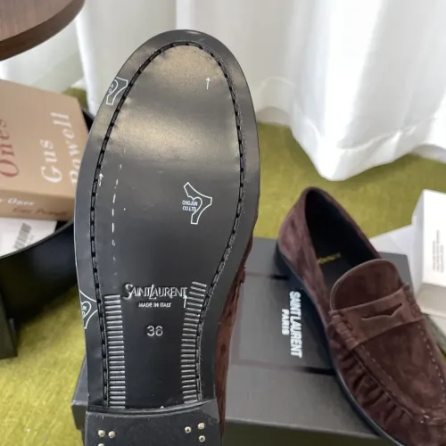 Replica Yves Saint Laurent YSL Leather Shoes For Women #1461656 $118.00 USD for Wholesale