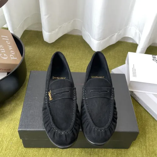 Yves Saint Laurent YSL Leather Shoes For Women #1461665