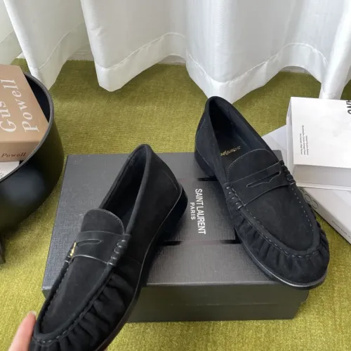 Replica Yves Saint Laurent YSL Leather Shoes For Women #1461665 $118.00 USD for Wholesale
