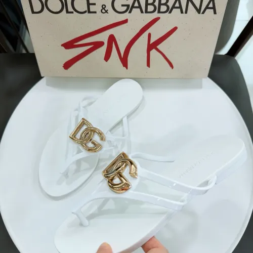 Replica Dolce & Gabbana D&G Slippers For Women #1461738 $56.00 USD for Wholesale