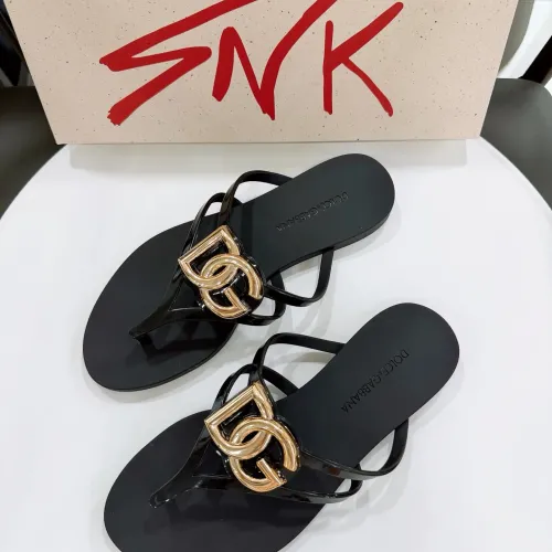 Replica Dolce & Gabbana D&G Slippers For Women #1461742 $56.00 USD for Wholesale