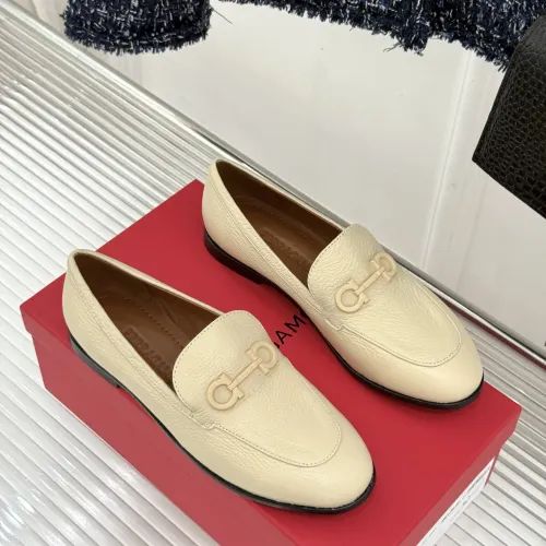 Salvatore Ferragamo Leather Shoes For Women #1461912