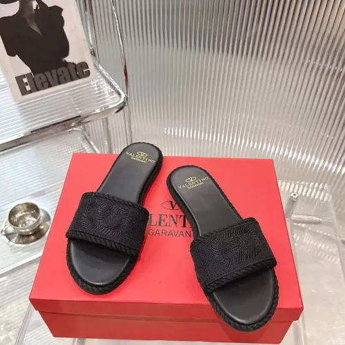 Replica Valentino Slippers For Women #1462037 $80.00 USD for Wholesale