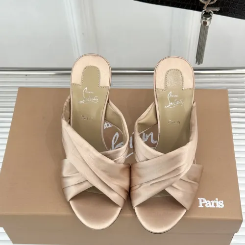 Replica Christian Louboutin CL Slippers For Women #1462052 $108.00 USD for Wholesale